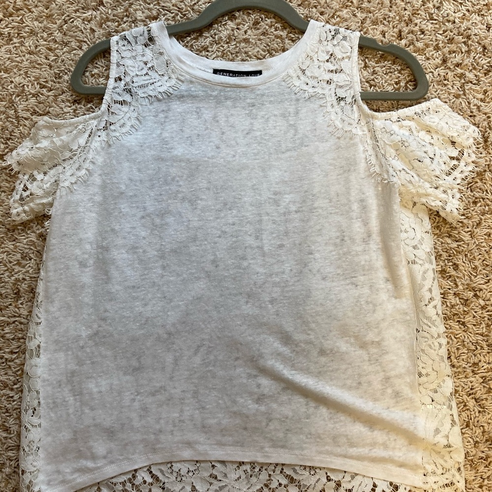Generation Love lace top sz XS